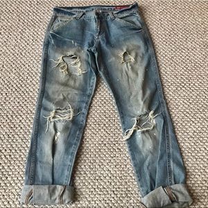 Distressed Jeans